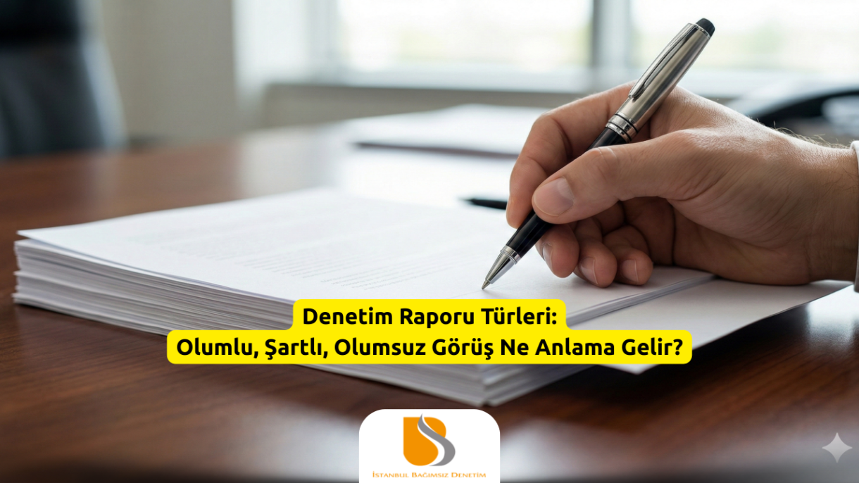 Denetim Raporu Türleri Olumlu, Şartlı, Olumsuz Görüş Ne Anlama Gelir