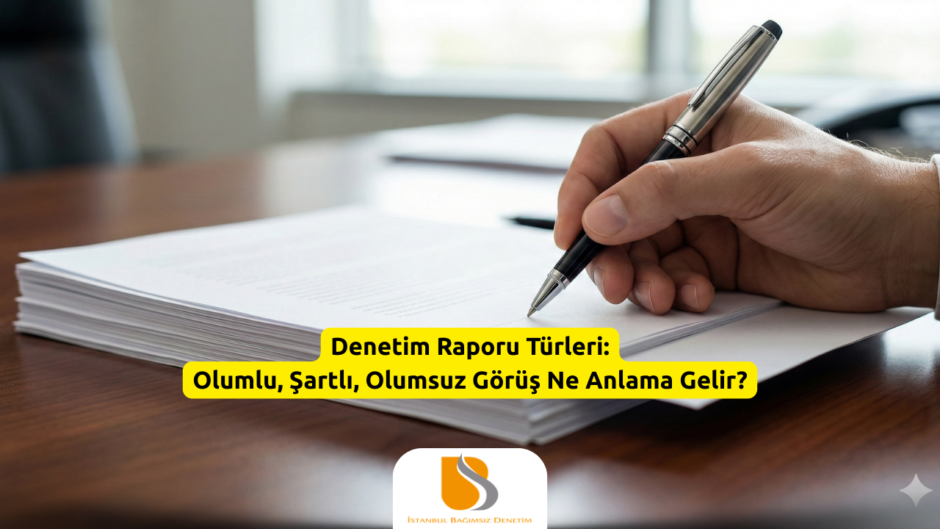 Denetim Raporu Türleri Olumlu, Şartlı, Olumsuz Görüş Ne Anlama Gelir